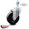 Service Caster 4 Inch Hard Rubber Wheel Swivel 12mm Threaded Stem Caster SCC-TS20S414-HRS-M1215 - alternate 2